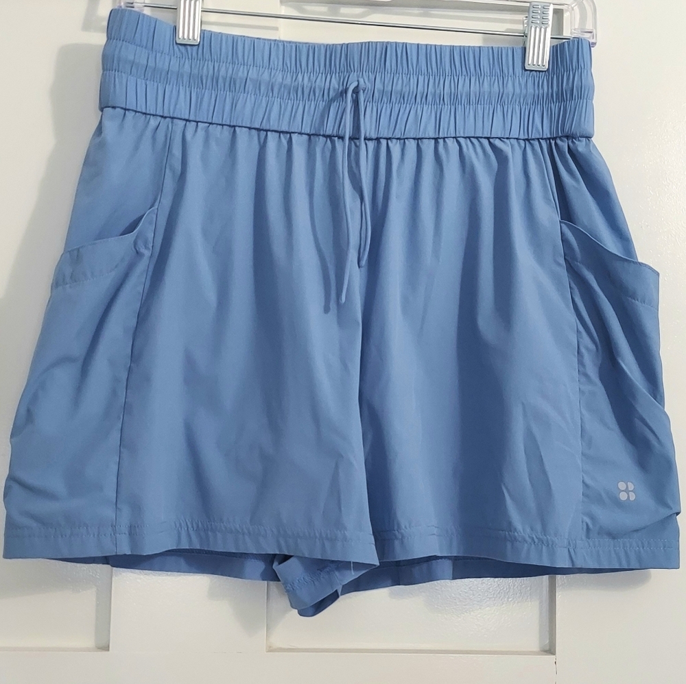 Sweaty Betty Circuit Training Lined Shorts Blue Medium